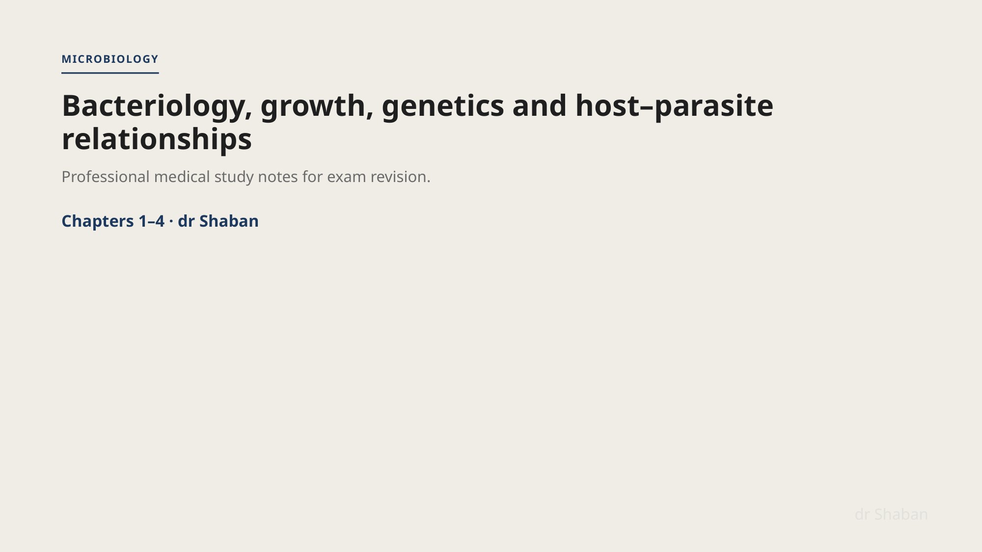 Professional Medical Microbiology