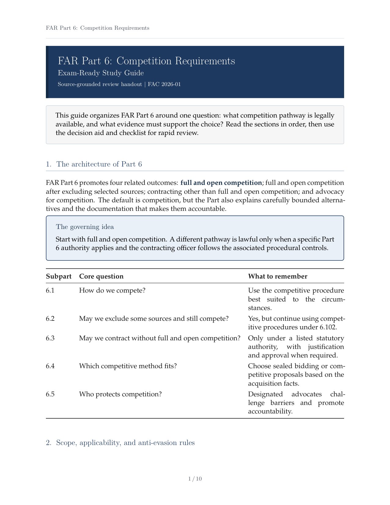 FAR Part 6 Competition Requirements Study Guide.pdf