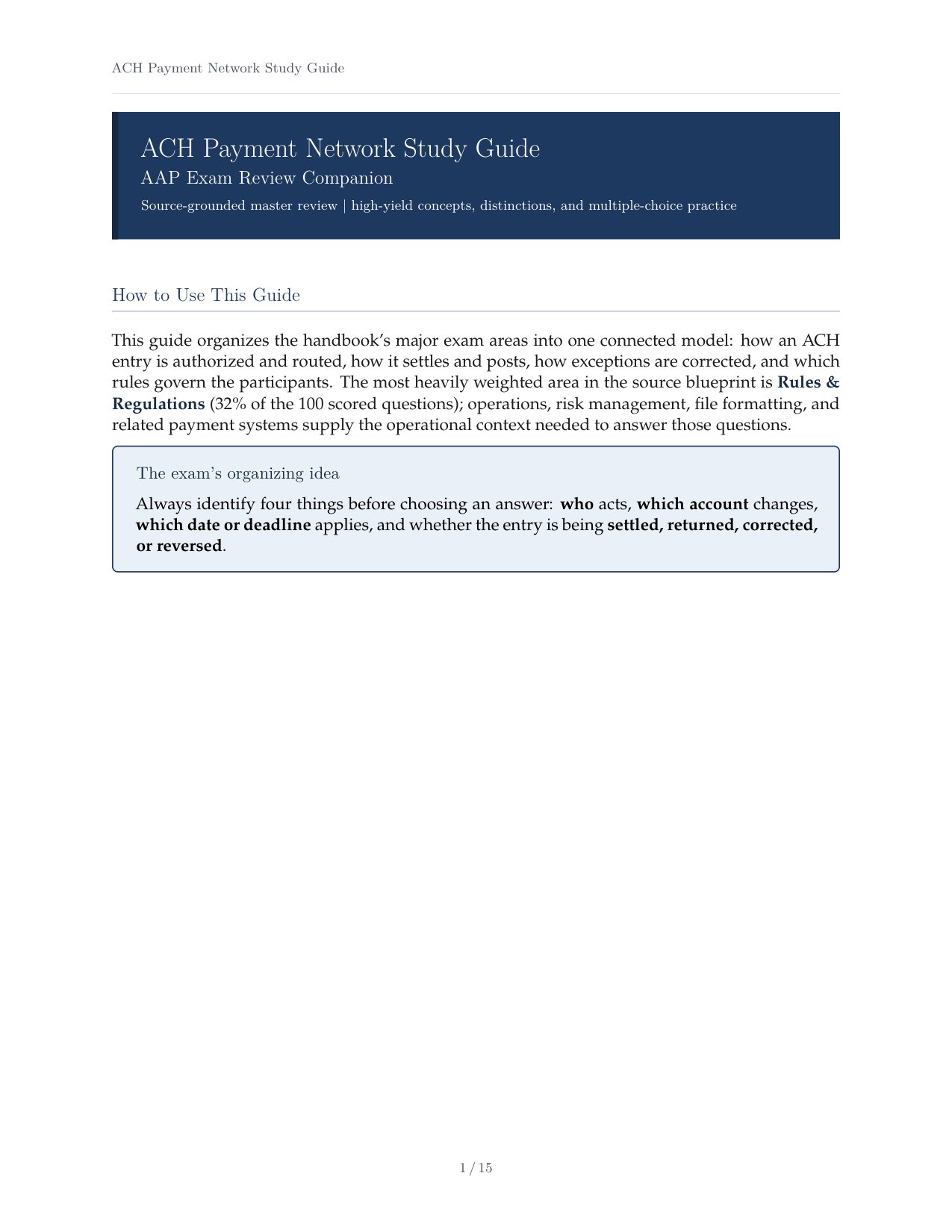 ACH Payment Network Study Guide.pdf