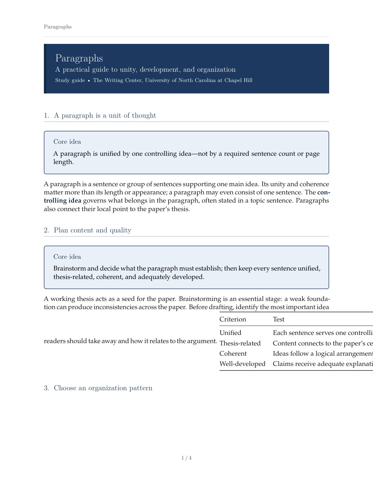 Paragraphs Unity, Development, and Organization.pdf