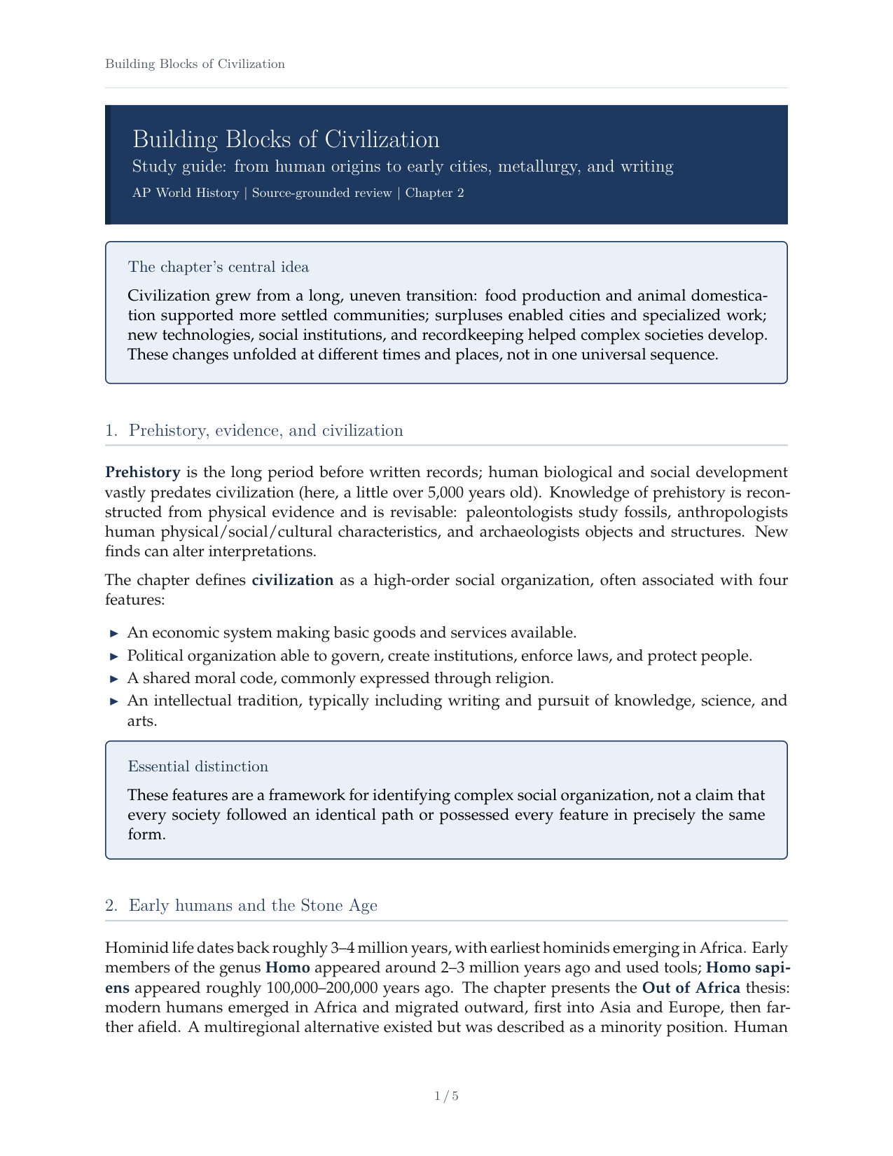 Building Blocks of Civilization Study Guide.pdf