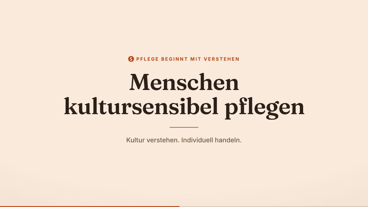 Menschen kultursensibel pflegen