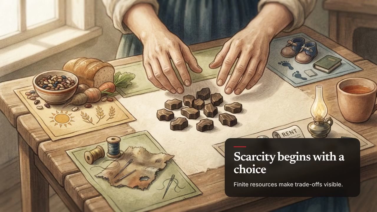 From Scarcity to Money