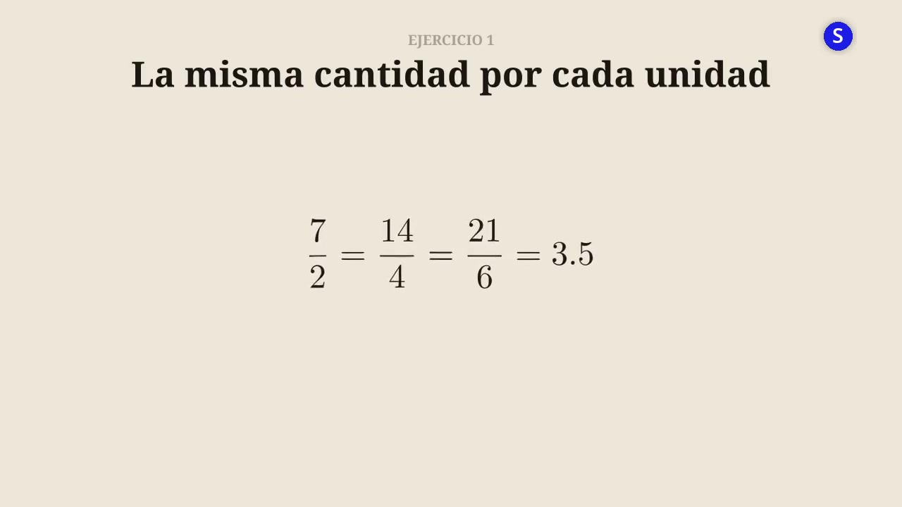 Relaciones proporcionales: hallar la tasa y usarla